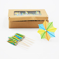 Party decoration cocktail octagon shape umbrella toothpicks 10 CM